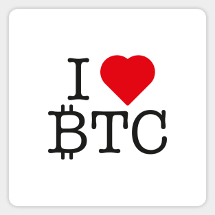 I love BTC Magnet